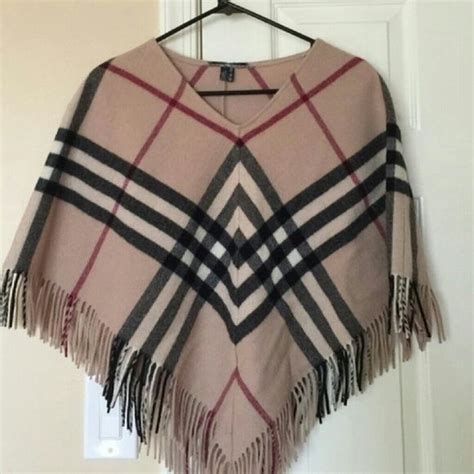 how to authentic Burberry poncho